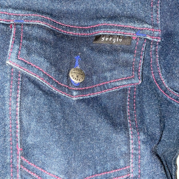 🧥🌟 SERGIO VALENTE DENIM JACKET (JUNIOR XL) - Picture 7 of 7